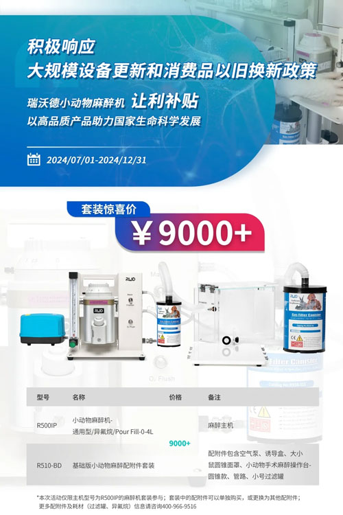 響應(yīng)國家以舊換新政策，瑞沃德麻醉定位產(chǎn)品讓利補貼，驚喜價來襲！